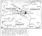 Map of Bombing of Colgne, published June 1, 1942