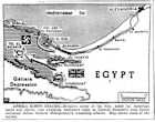 Map of British Offensive from El Alamein, published November 5, 1942