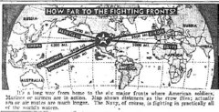 Map of Distances to Fronts, published September 25, 1942
