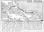 Map of New Guinea, published November 18, 1942