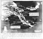 Map of New Guinea, Papuan Peninsula, published May 4, 1942