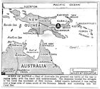 Map of New Guinea, published May 8, 1942