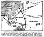 Map of Pacific, published March 21, 1942