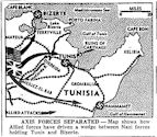 Map of Tunisa, published December 1, 1942
