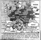 Map of Central Europe, published March 9, 1943