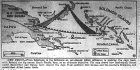 Map of Pacific, Solomons, Rendova to Gona-Buna to Rabaul Triangle, published July 5, 1943