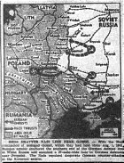 Map of Russian Front, published November 27, 1943
