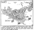 Map of Sicily, published July 14, 1943