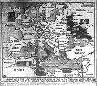 Map of 1943 Allied Conquests, published January 1, 1944