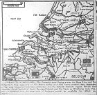 Map of Clean-up of Holland by British and Canadians, Fall of Antwerp Imminent, published October 31, 1944