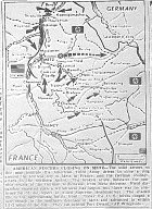 Map of Third Army Drive to Encircle Metz, published November 14, 1944
