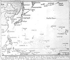 Map of Pacific, Truk, published February 18, 1944