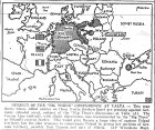 Map of Discussions at Yalta re Polish Territory to be Ceded Russia and to be Taken from Germany, published February 14, 1945
