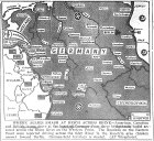 Map of Europe, Americans, Canadians, and British across Rhine at three points; Russians cross Oder at Kuestrin, published March 26, 1945