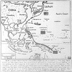 Map of Road to Luzon in Philippines, published January 11, 1945