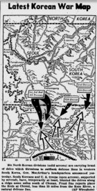 *Map published July 10, 1950