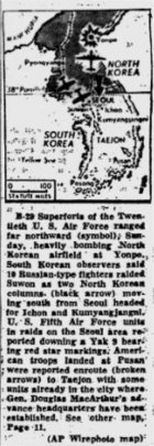 *Map published July 3, 1950