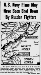 Map published in <i>St. Petersburg Times</I>, November 24, 1951