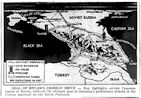 Map of Caucasus Oil Wells, published May 14, 1942