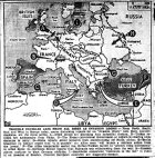Map of Central Europe, published June 19, 1943