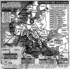 Map of European Invasion, published June 8, 1943