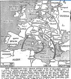 Map of Europe, published July 28, 1943