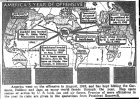Map of World, published August 7, 1943