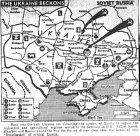 Map of Russia—Industrial and Agricultural Base of Ukraine, published February 19, 1943