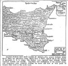 Map of Sicily, published July 19, 1943