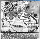 Map of Gafsa, Tunisia, published March 19, 1943