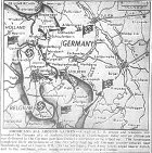 Map of First Army Encirclement of Aachen, published October 10, 1944