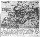 Map of British and Canadian Drives in Holland, at Antwerp, 'S Hertogenbosch, and Roosendaal, published October 24, 1944