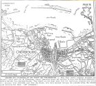 Map of Cherbourg, published June 22, 1944