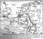Map of German Stand at Siegfried Line, Third Army Moves to Metz and Nancy, First Army on Offensive in Ardennes, published September 7, 1944