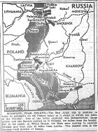 Map of Russia—White Russia to Ukraine, published January 3, 1944
