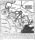 Map of Russia—Dniester River, published March 21, 1944