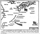 Map of Invasion of Aka and Tokoshiki in Ryukyus, published March 27, 1945