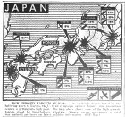 Map of Japan, B-29 Priority Targets, published May 22, 1945