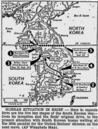 *Map published in Tuscaloosa (Ala.) News, October 2, 1950
