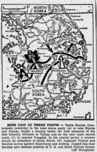 *Map published July 21, 1950