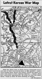 *Map published July 9, 1950