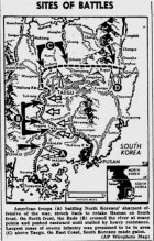 *Map published September 2, 1950