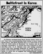 *Map published November 13, 1950