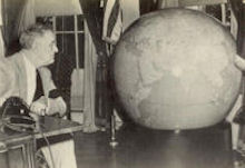 General Marshall's Christmas Gift of Fifty-Inch, 750 lb. Globe to FDR, 1942